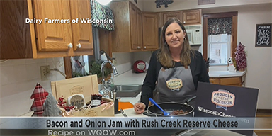 Rush Creek Reserve with Bacon Onion Jam