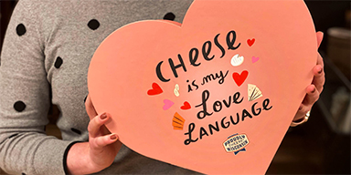 This Valentine's Day, Show Them You Care With a Heart-Shaped Box of Cheese