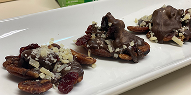 Chocolate-Parmesan Pecan Clusters