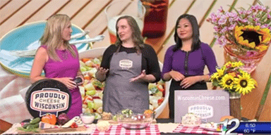 WJWF-TV 12: Creamy Chopped Veggie Salad Made with Wisconsin Cheese