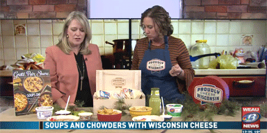 WEAU-TV 13: Soups & Chowders with Wisconsin Cheese