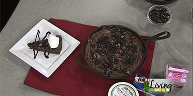 Fox 11 News: Cookies and Cream Skillet Brownies