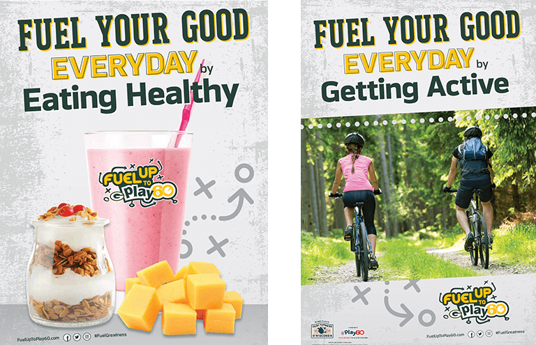 Fuel Up to Play 60 Digital Posters