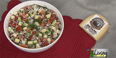 Fox 11 Living with Amy: Creamy Veggie Chopped Salad